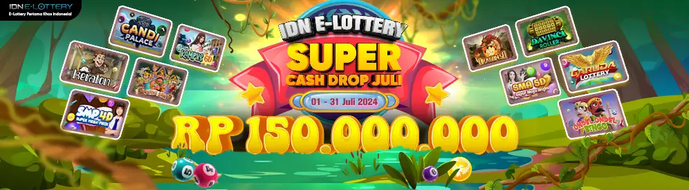 IDN E-Lottery Super Cash Drop Juli